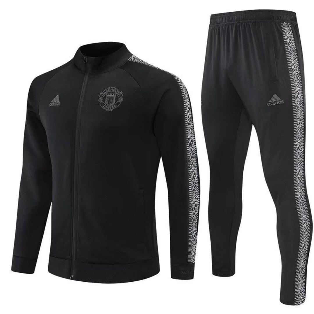 AAA Quality Manchester Utd 22/23 Tracksuit - Black/White